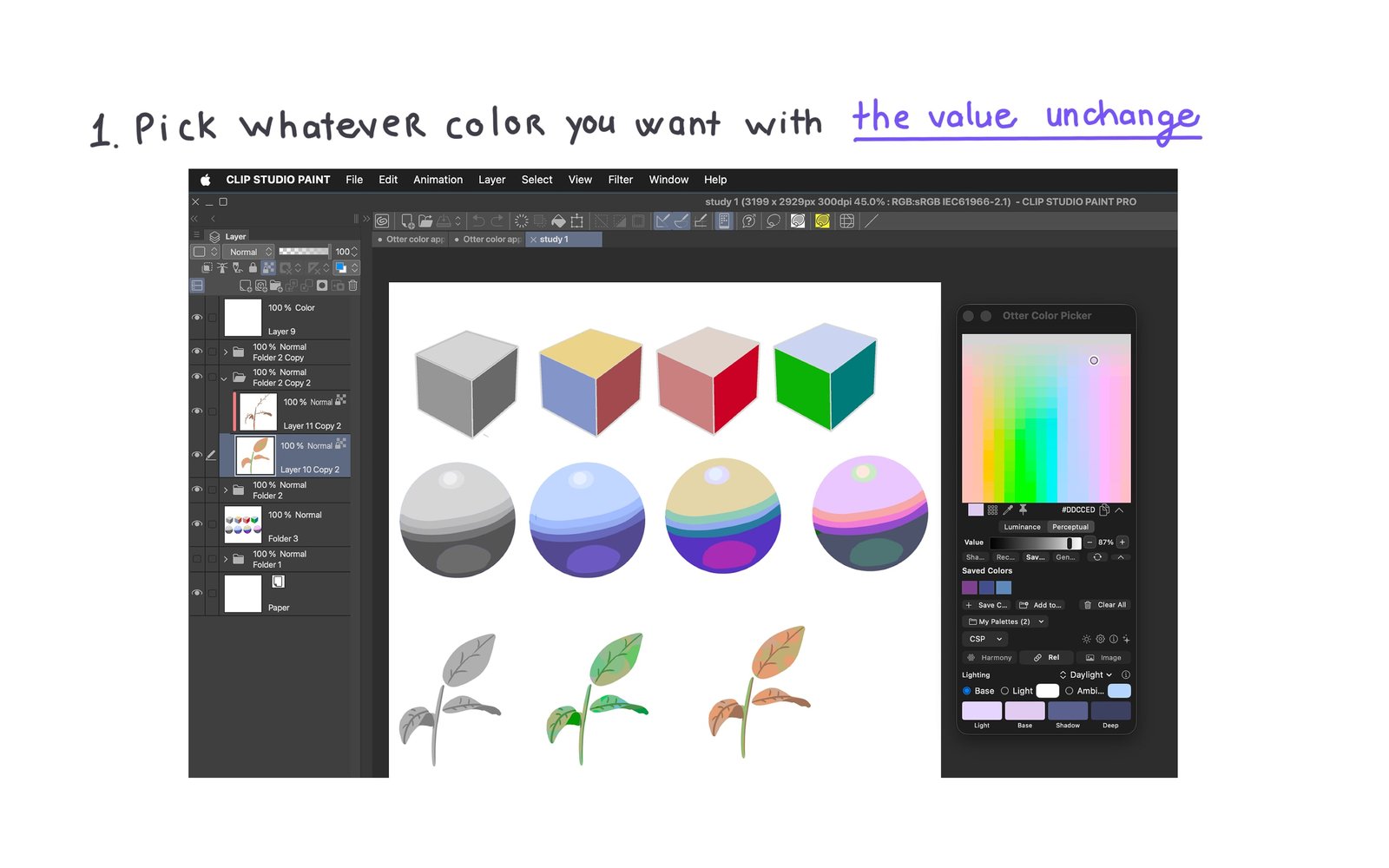 Change the Color. Keep the Value.